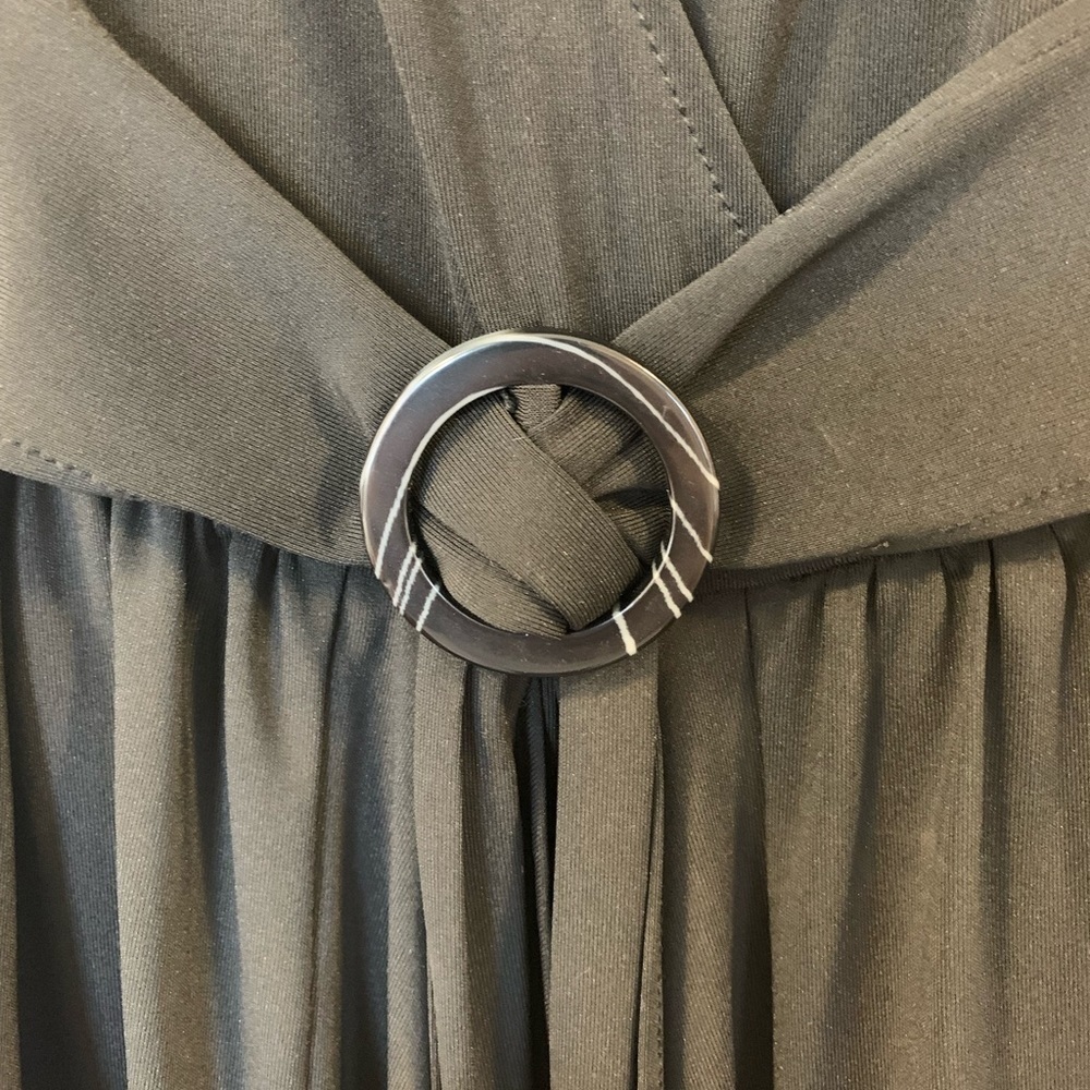 Micheal Kors Black Fashion Basic Faux-Wrap Dress SZ S - Picture 5 of 10